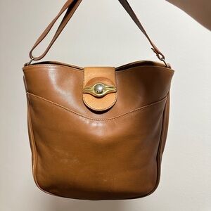 Italian vintage Leather Shoulder Bag